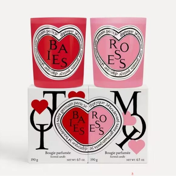 Diptyque Valentine's Day Set Baies Roses - Picture 1 of 2